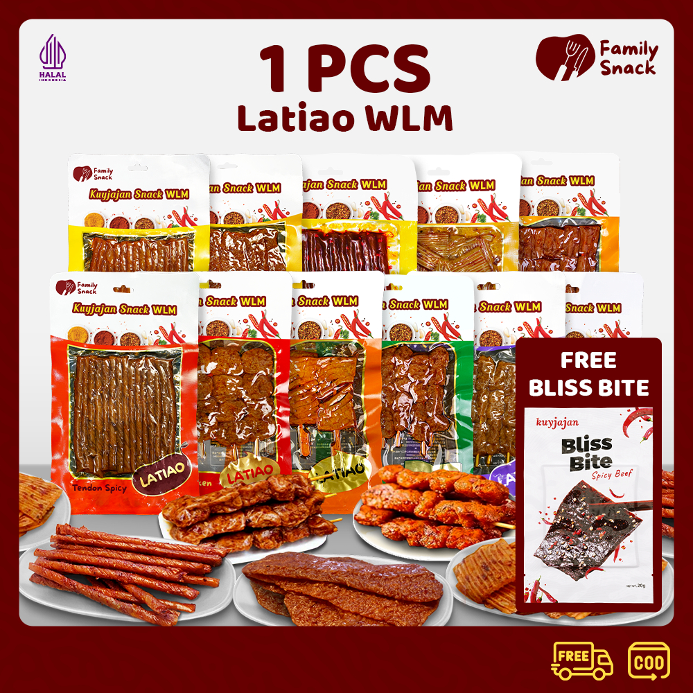 

Latiao Family Snack - [Halal] Latiao Ukuran Jumbo 100gr Spicy Gluten Tofu Cemilan Pedas Halal | Latiao Halal