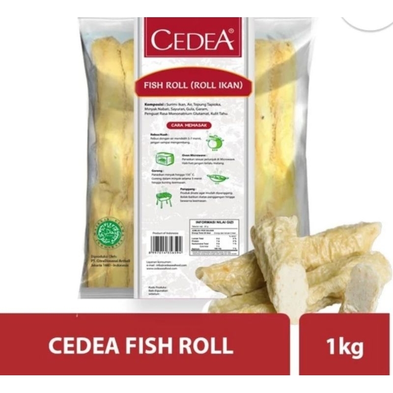 

Cedea Fish Roll 1 kg Bogor Frozen