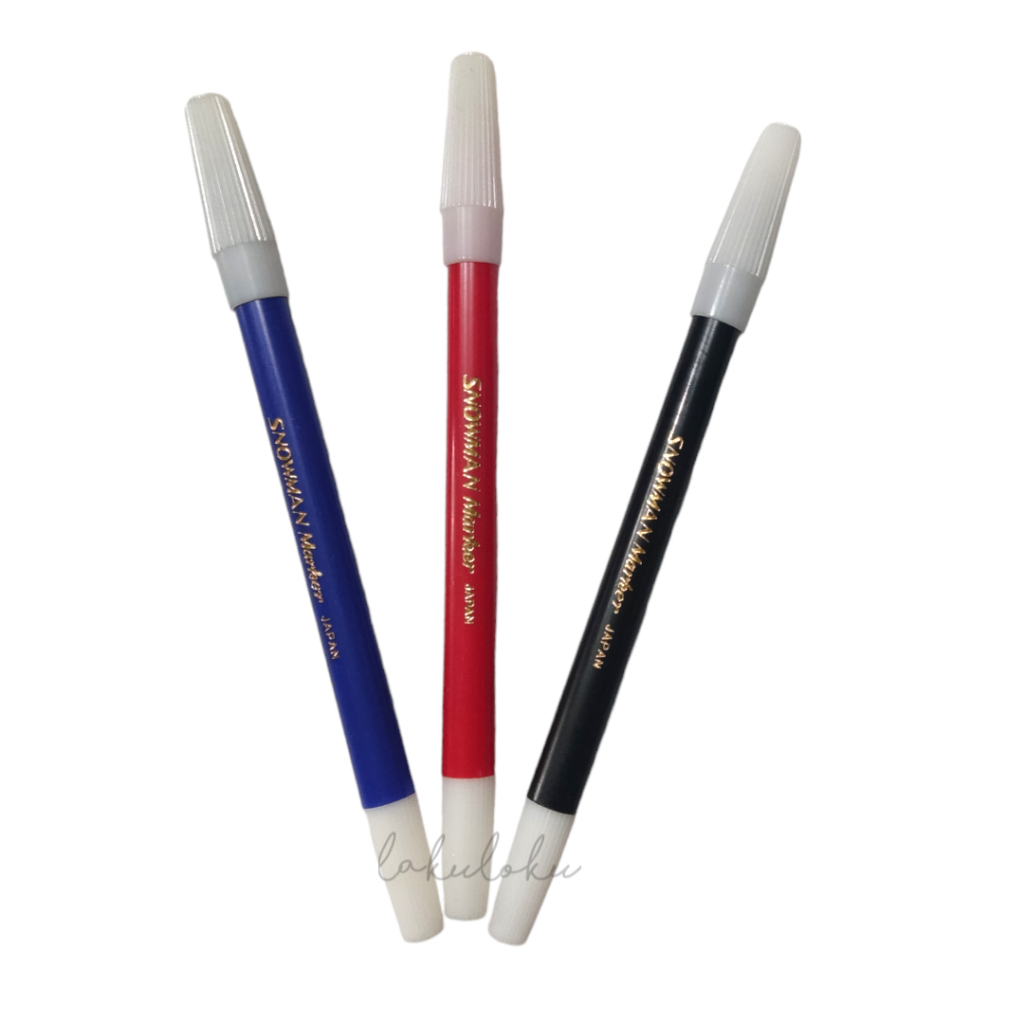 

(1 PCS) Spidol Kecil Snowman Warna Hitam Merah Biru