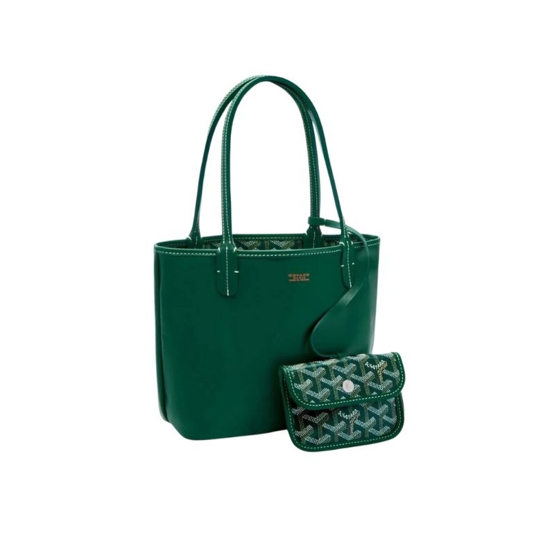 pelunaasan goyard anjou mini green preloved 2023