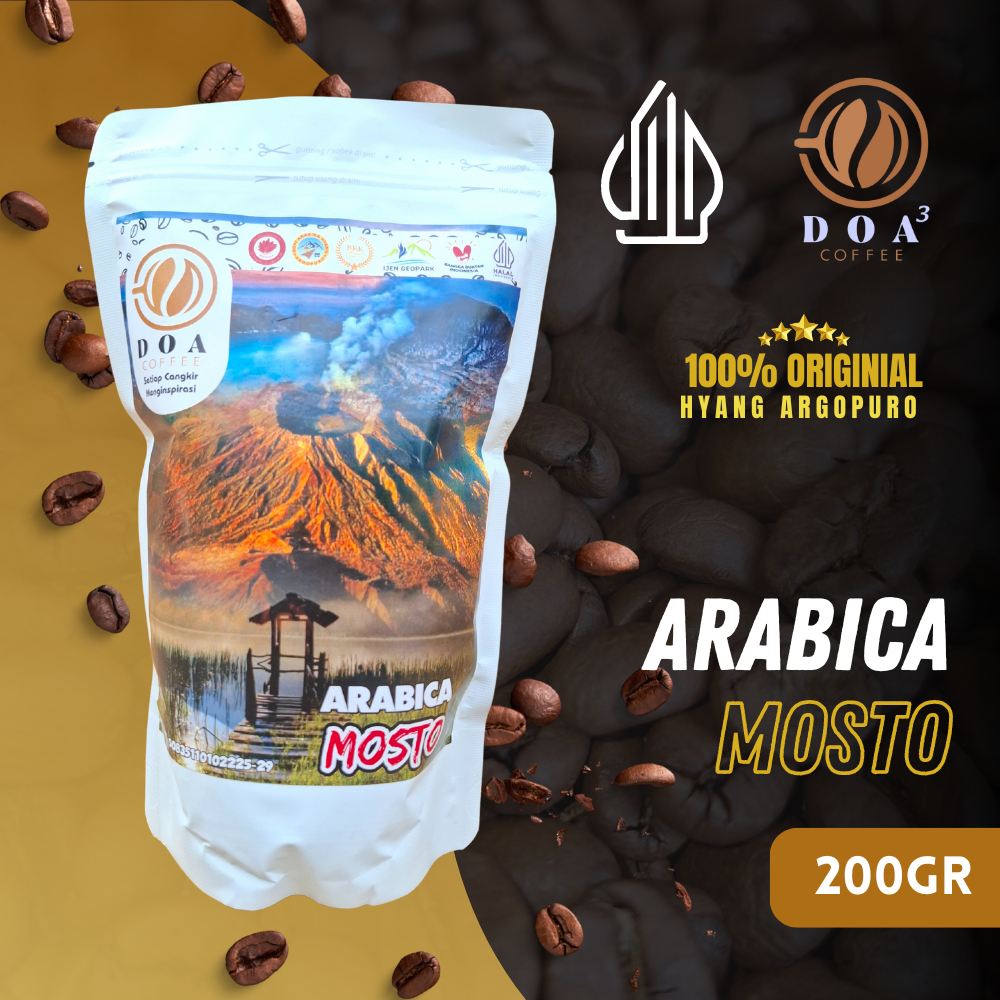 

ARABICA MOSTO COFFEE | 100% ORIGINAL HYANG ARGOPURO - DOA COFFEE