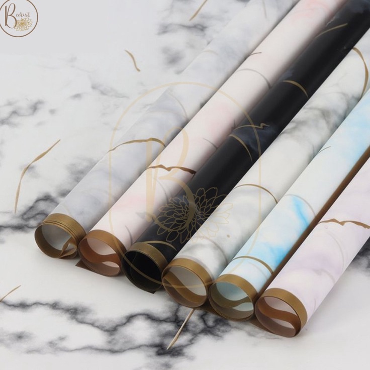 

Murah Premium 2 LEMBAR Kertas Bunga Cellophane Motif Marble Motif Marmer Paper Marble Flower Wrapping Paper Kertas Buket Bunga ZH Grosir