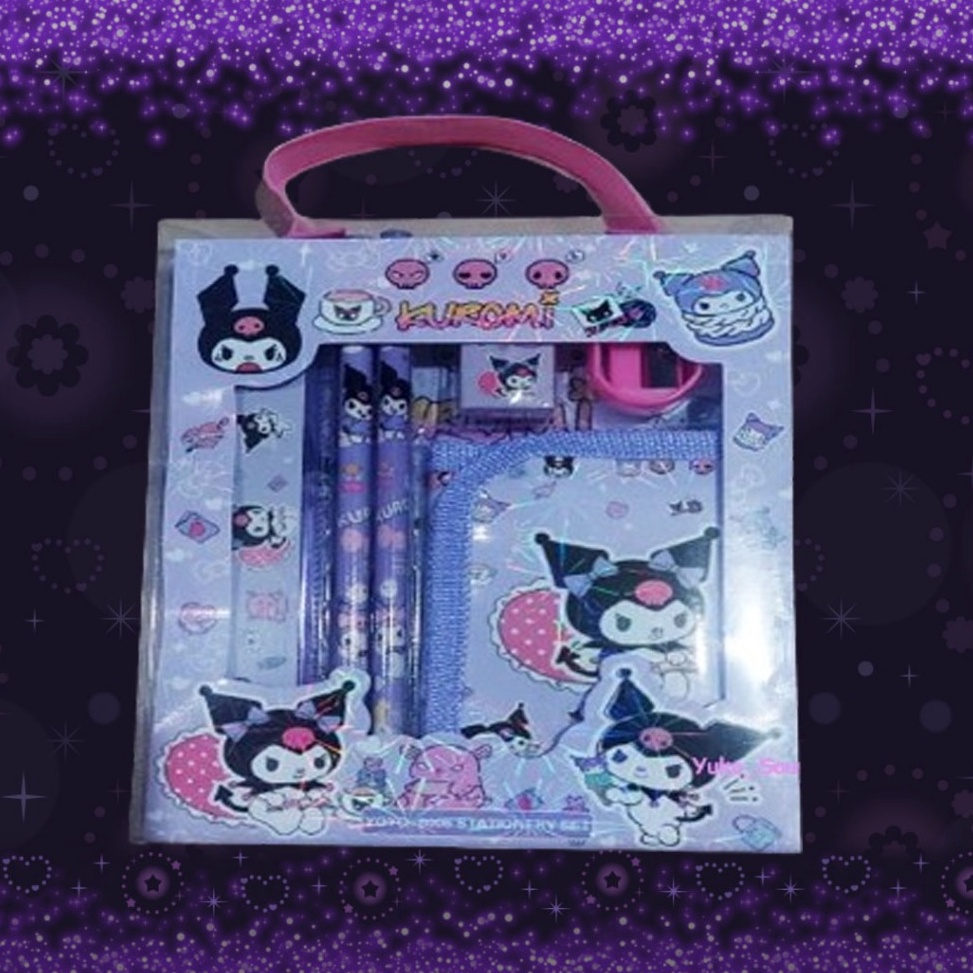 

Paling Kekinian Stationary Set Kuromi Paket Belajar Kuromi Alat Tulis Set Kuromi Sanrio Lengkap Dengan Dompet