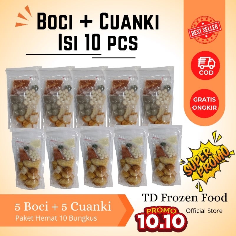 

Paket Hemat 5 Baso Aci + 5 Cuanki