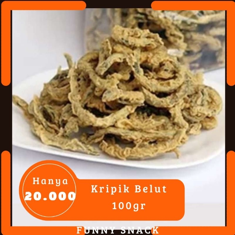 

KRIPIK BELUT KRISPI 100GRAM MANTUL