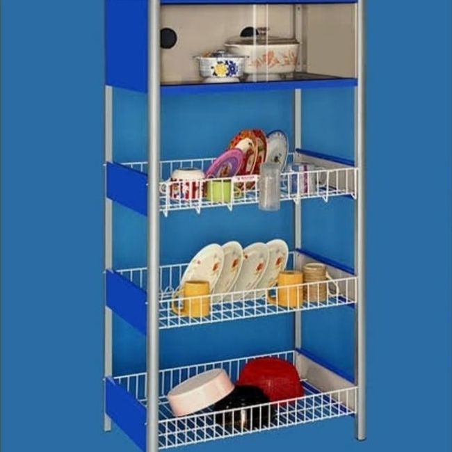 Lemari Piring / Rak Piring AW Master / RAK PIRING KACA / RAK PIRING 4 SUSUN