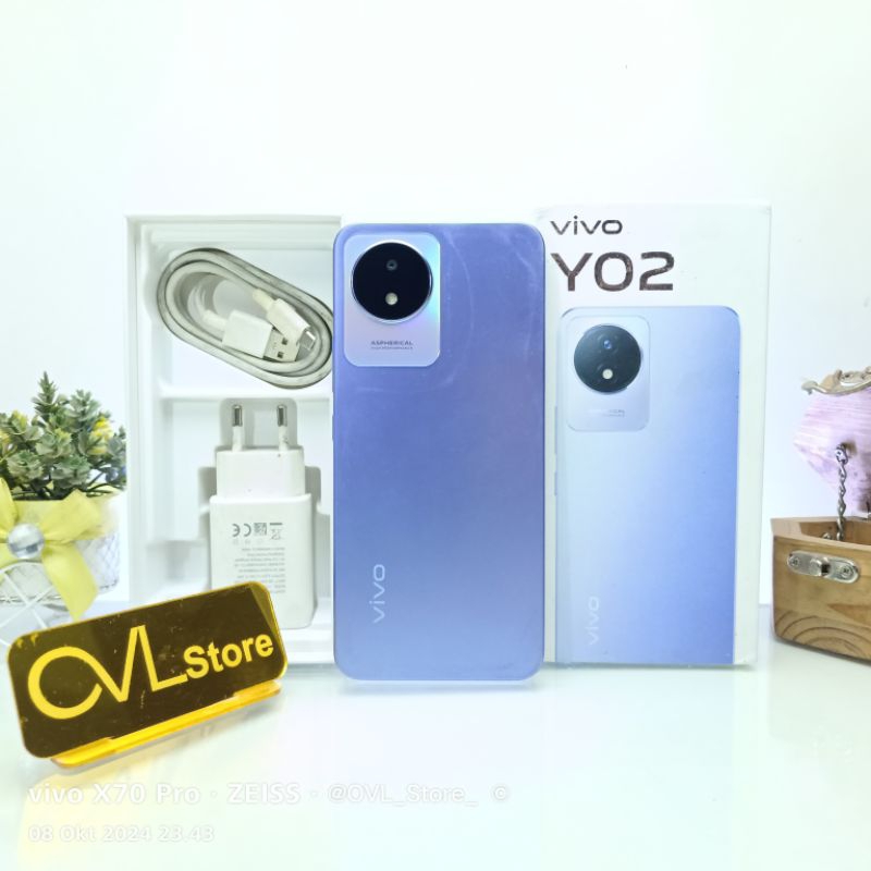 HP Second Murah Vivo Y02 RAM 3/32 GB Original