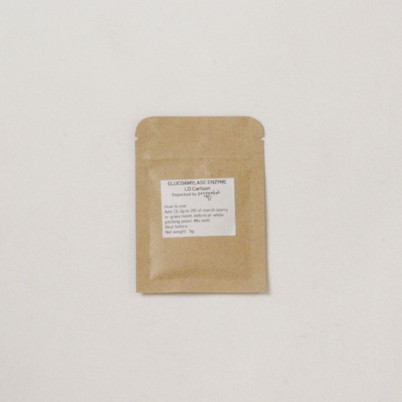 

LD Carlson Glucoamylase Enzyme for Grains/Starch Fermentation, Repacked 5g