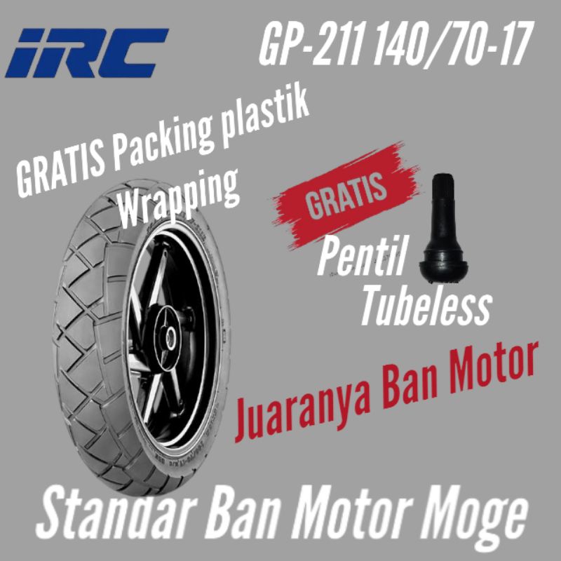 Ban Belakang Honda CBR250 IRC GP211 140 70 Ring17 Tubeless