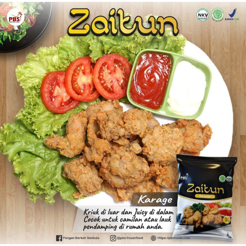 

zaitun ayam karage 500gr