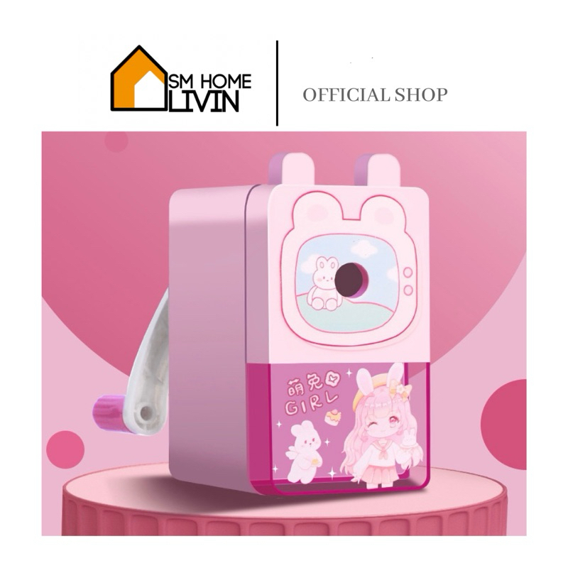 

SM HOME- SHARPENER RAUTAN OROTAN PENSIL CEWE GIRL LUCU WARNA BAGUS KUAT