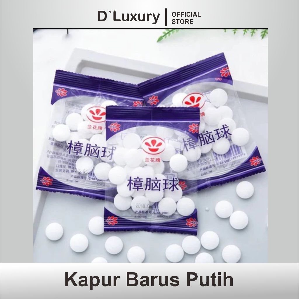 Kapur Barus Lemari Pakaian / Kamper Toilet Anti Serangga / Kapur Barus Mini
