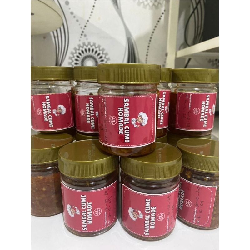 

Sambel Cumi Homemade SUPER ENAK PEDAS 100ML