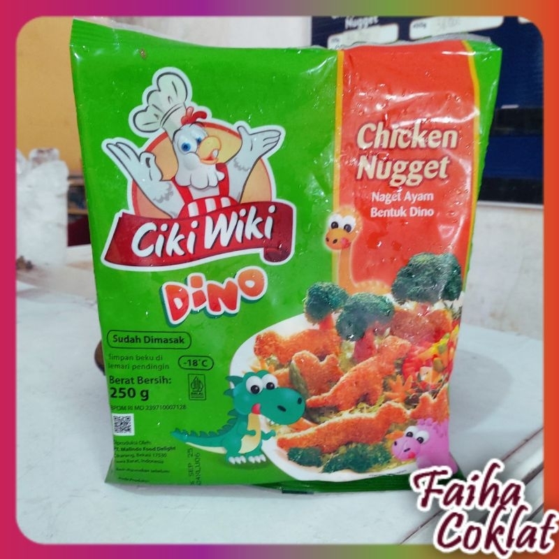 

CIKI WIKI NUGET DINO 250GR/500GR CHICKEN NUGET DINO