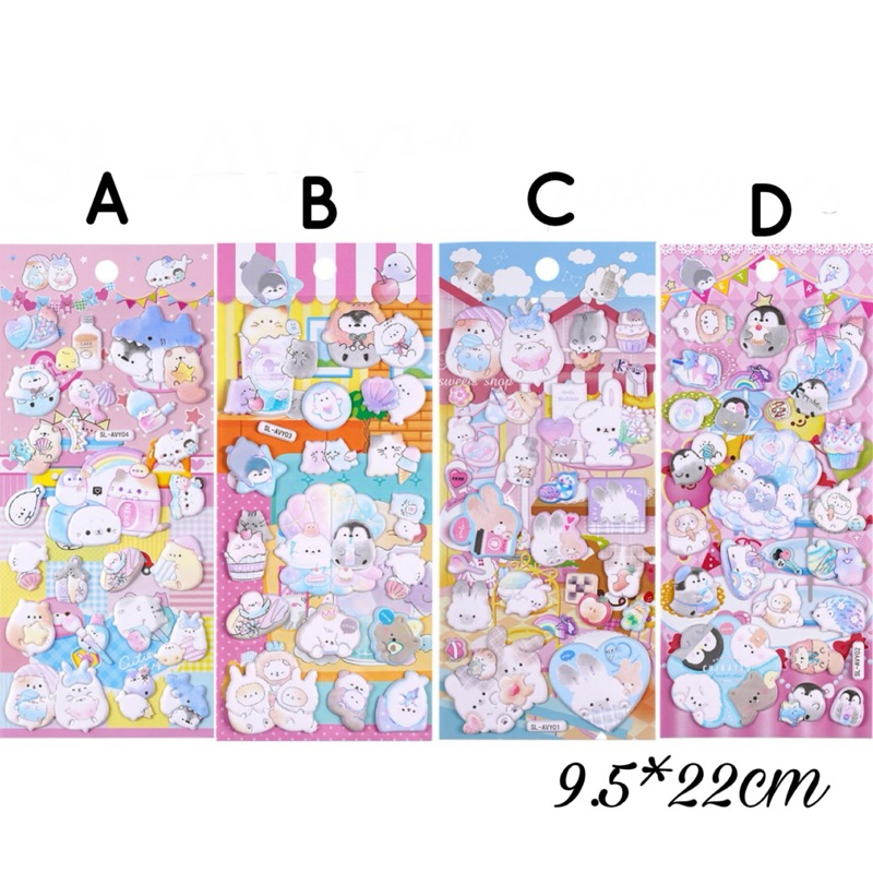 

Stiker Timbul Premium Lucu Motif Koupen Chan Penguin