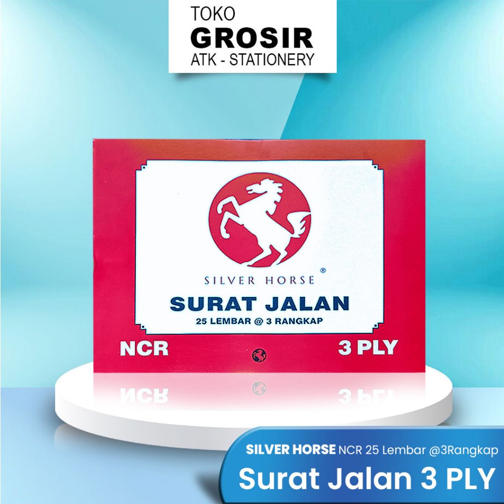 

Surat Jalan 3 PLY 25 Lembar NCR / Silver Horse SJ Rangkap 3
