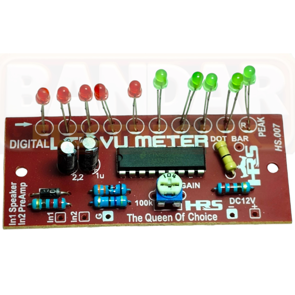 LED VU DISPLAY LM3915 led indikator sinyal mixer