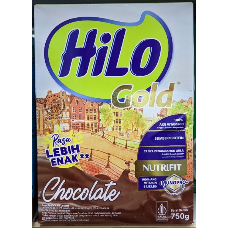 HILO Gold 750 Gram Varian Chocolate || Hilo || Susu Hilo || Hilo Gold || Susu Hilo Gold || Susu Ting