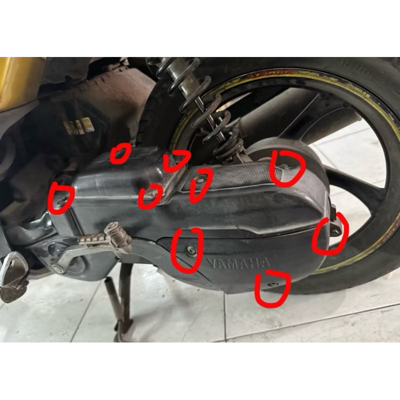 baut cover cvt mio sporty titanium