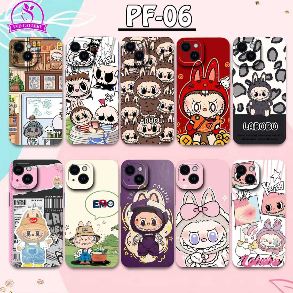 Casing La bubu Viral PF-06 Case Poco C65 Poco F1 Poco F3 Poco F4 5G Poco F4 GT 5G Poco F5 5G Poco M3