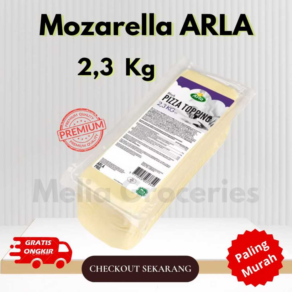 

Mozarella Arla 2,3kg / Keju Mozarella Arla 2,3kg (halal)