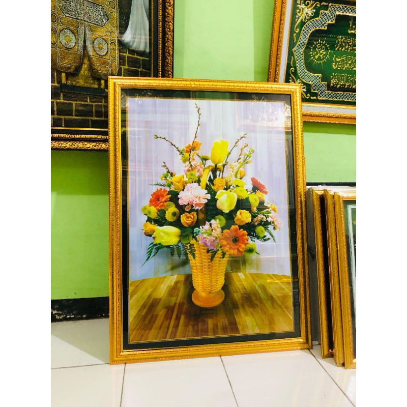 Poster bunga poster kaligrafi poster Makkah poster Madinah poster hewan poster pemandangan