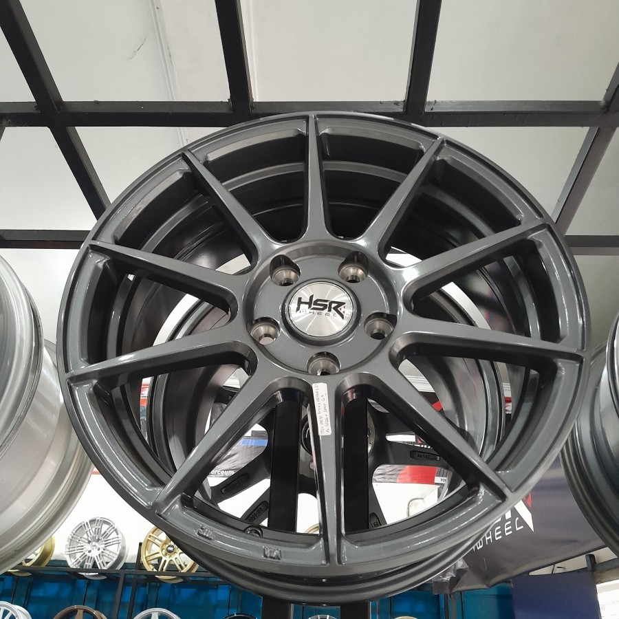 VELG RACING HSR NSX RING 17 LEBAR 75 UNTUK MOBIL CIVIC FD, HRV, TERIOS
