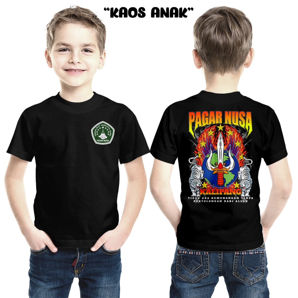 KAOS ANAK - KAOS PAGAR NUSA ATASAN TERBARU BAJU ANAK ANAK
