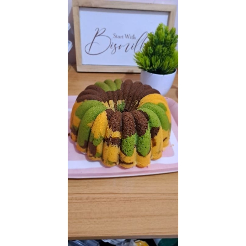 

marble cake 3 warna