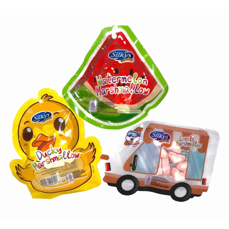 

MARSHMALLOW SILKYS isi 10pcs | MARSHMALLOW BEBEK | MARSHMALLOW WATERMELON | MARSHMALLOW LOVELY MOBIL