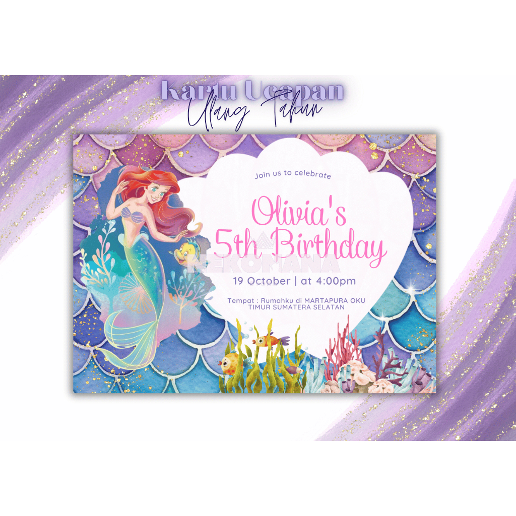 Sticker Box Ulang Tahun/Kartu Ucapan Ulang Tahun