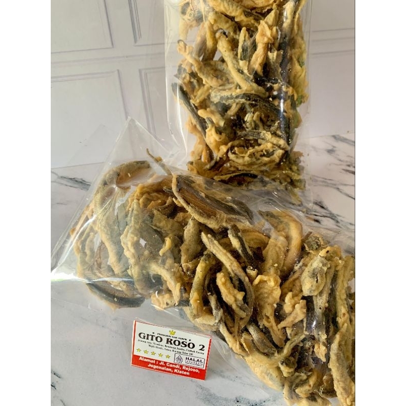 

Kripik Belut Krispi 200gram