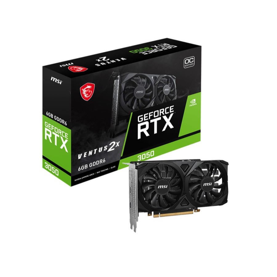 MSI RTX 3050 VENTUS 2X 6G OC