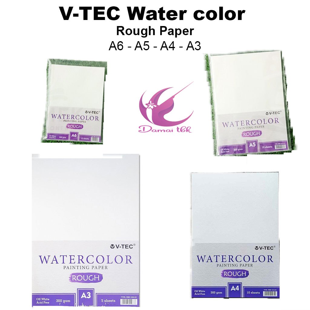 

V-Tec Water Color Rough Paper 300 GSM
