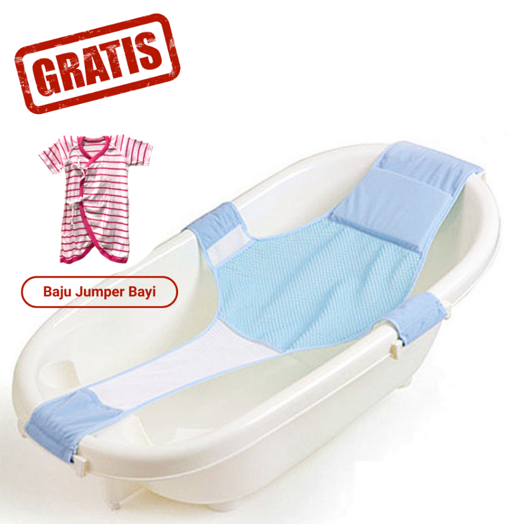 Jaring Bak Mandi Bayi Baru lahir Agar Tidak Terjatuh, Alas Mandi Net Jala Safety Bayi Baru Lahir