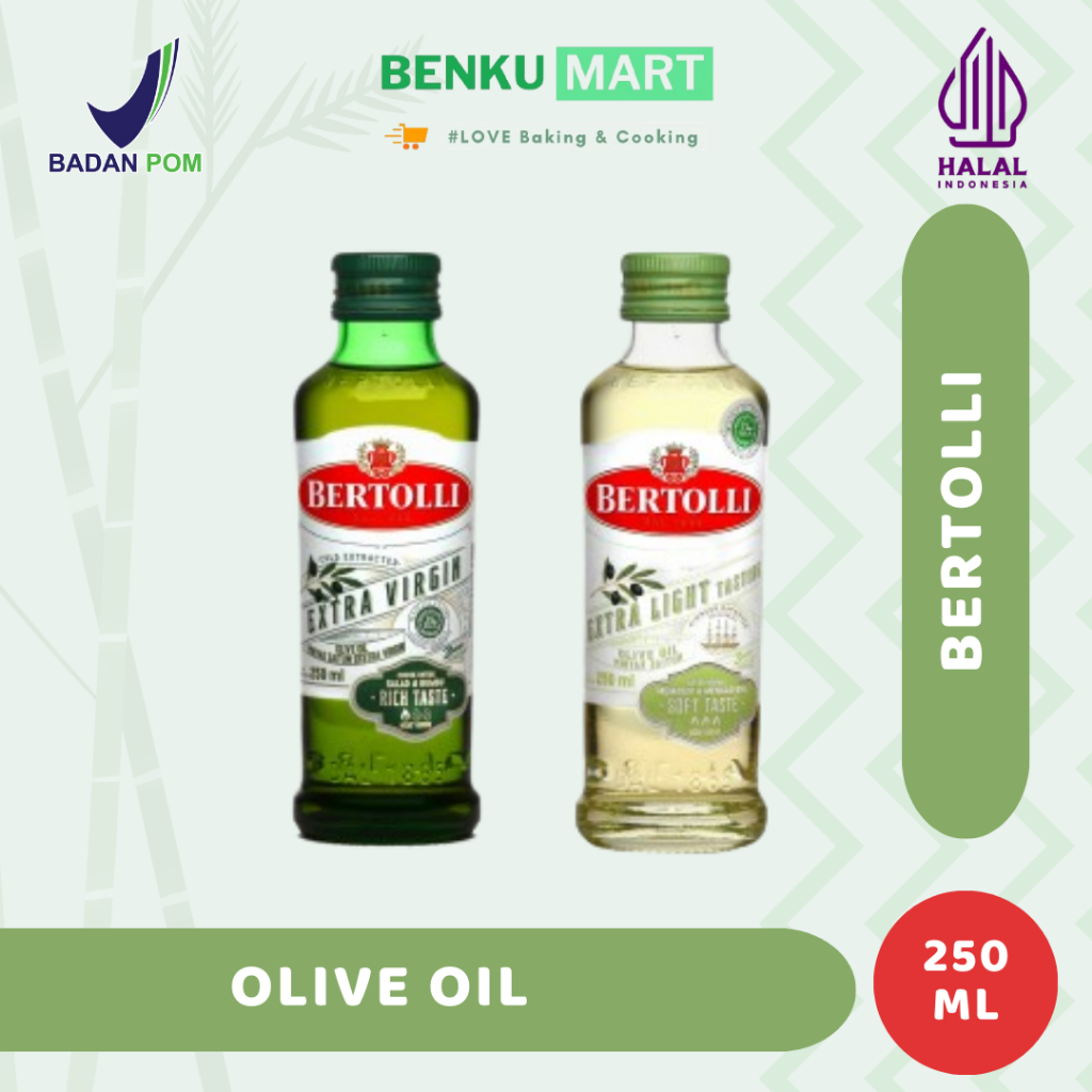 

Bertolli Olive Oil 250 ML Extra Virgin / Extra Light | Minyak zaitun