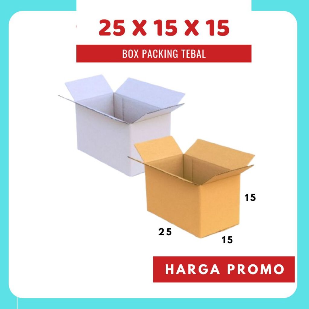 

Box 25x15x15 Kardus A1 Packing Karton Dus Kotak Kemasan Obat Mainan Olshop Souvenir Jamu Sparepart
