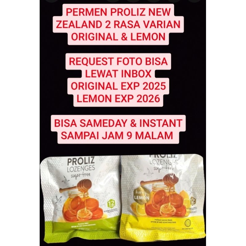 

PERMEN PROLIZ LOZENGES