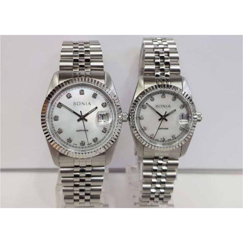JAM TANGAN BONIA COUPLE B10550 ORIGINAL