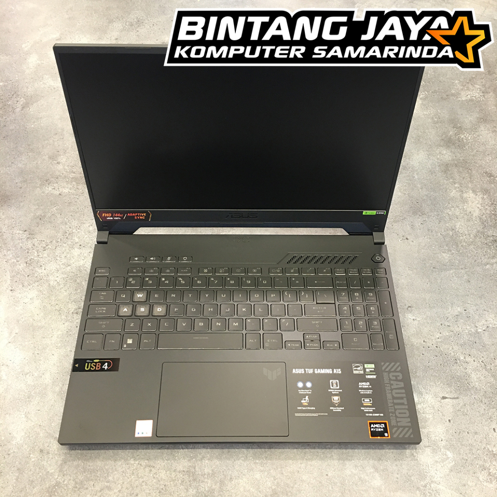 Laptop Gaming Asus TUF A15 FA507UV/AMD Ryzen 9-8945H/16GB/1TB SSD/RTX4060 8GB/15.6″ FHD 144Hz/W11+OH