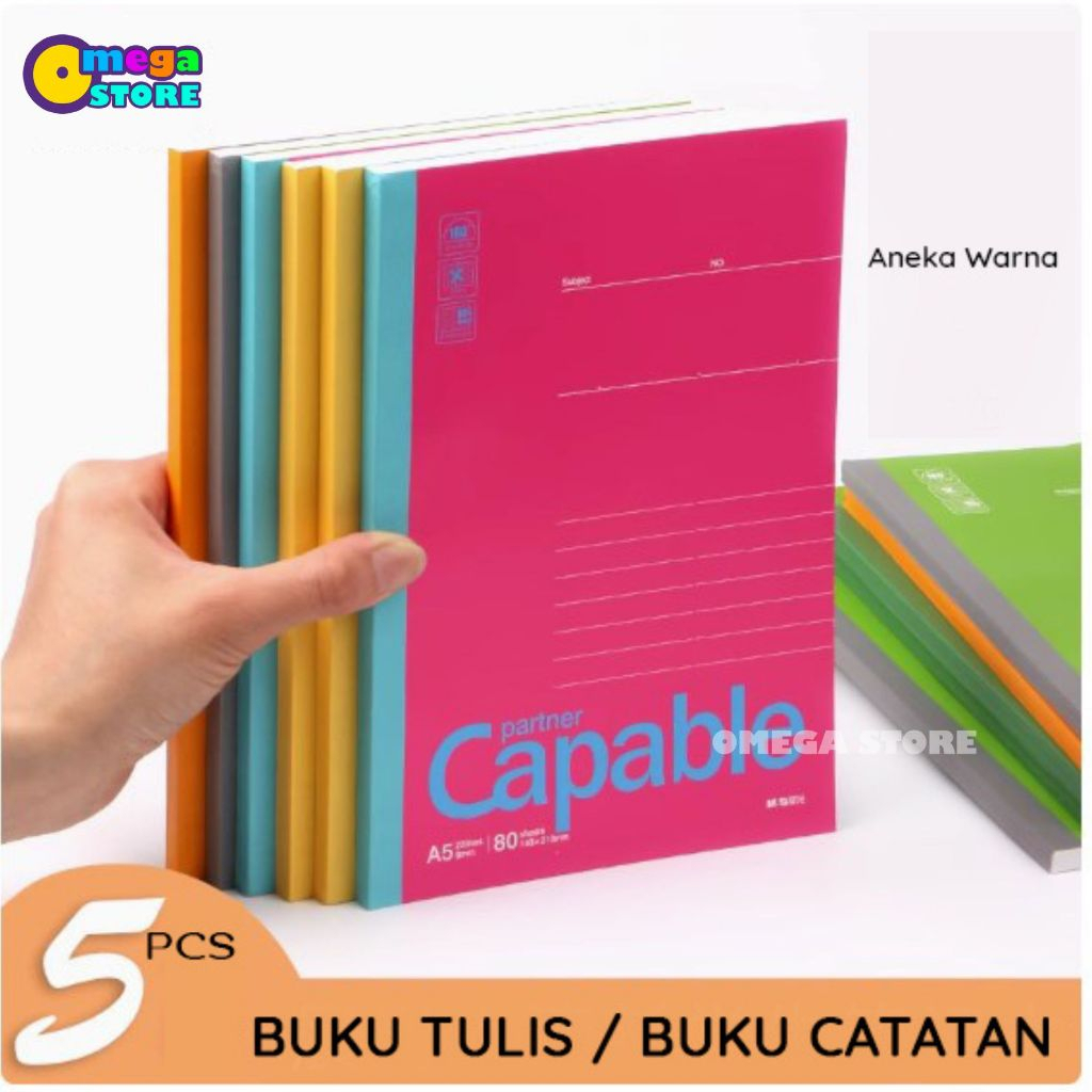 

[OS] Notebook A5 / 80 Sheets Random Buku Catatan Capable APYJUG99 -OS349