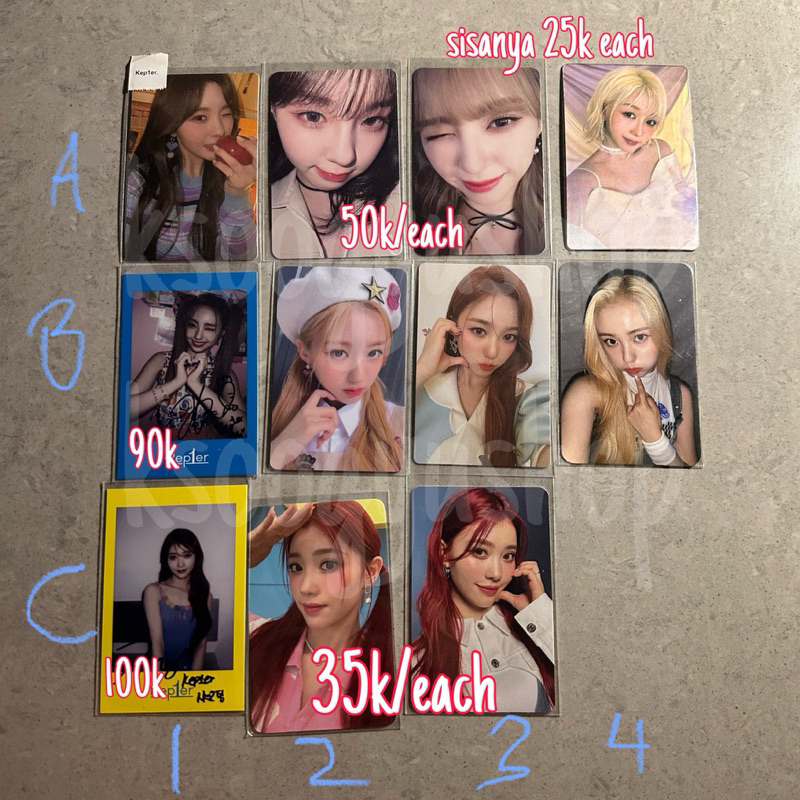 [CLEARANCE SALE/UNDERPRICE] Kep1er Yeseo Chaehyun Dayeon Xiaoting Mashiro Doublast Troubleshoot Make