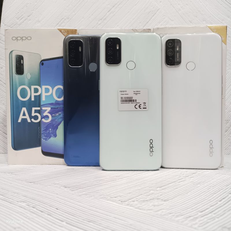 Oppo A53 6/128 GB Handphone Second Bekas Fullset