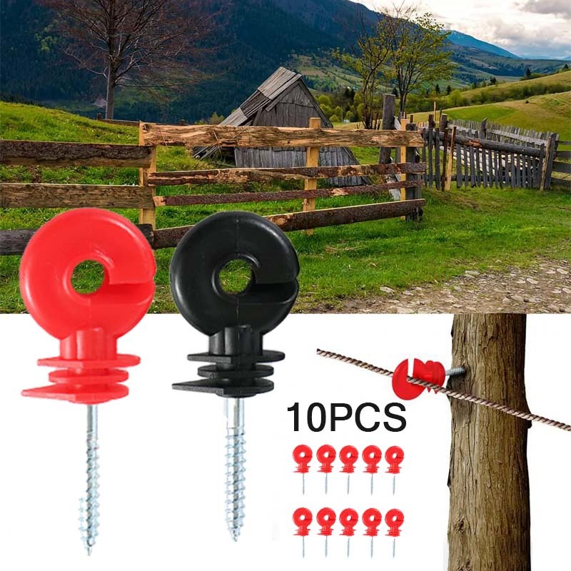 10 Pcs Isolator Pagar Listrik Electric Fence Insulator Pagar Listrik Insulator Pagar Listrik Accesso