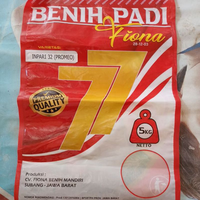 Benih Padi Inpari 32 Promeo Repack 1 kg