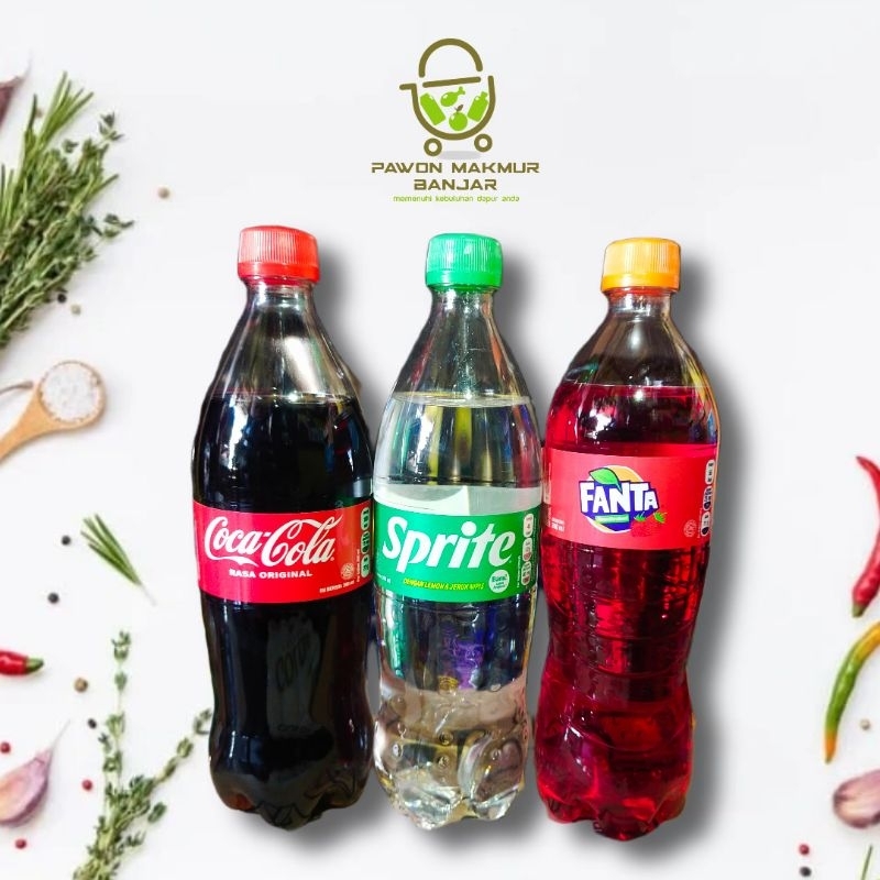 

MINUMAN COCA-COLA, SPRITE, FANTA / KEMASAN BOTOL 390 ML