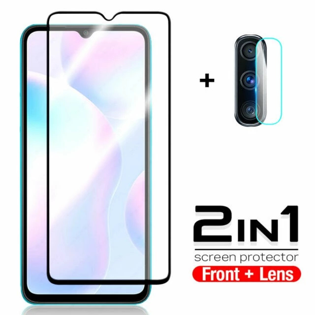 Tempered Glass Xiaomi Redmi 9A Tempered Glass FULL COVER Anti Gores Hp Redmi 9A