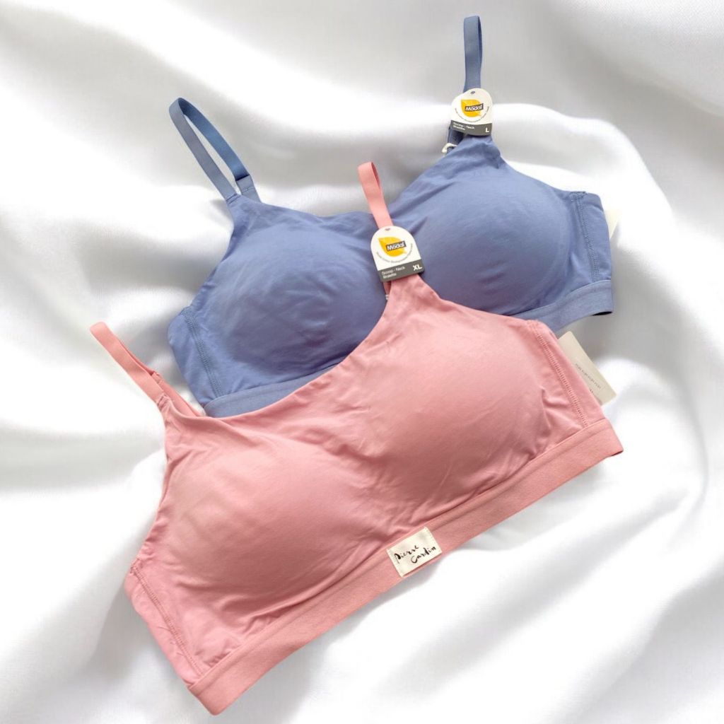 Bra PIERRE CARDIN 3037 - Tanpa Kawat - Busa Tipis - Size M - BH Beha Pierre Cardin