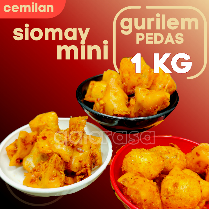 

Cemilan Siomay Mini GURILEM PEDAS isi 1KG by GaiaRasa