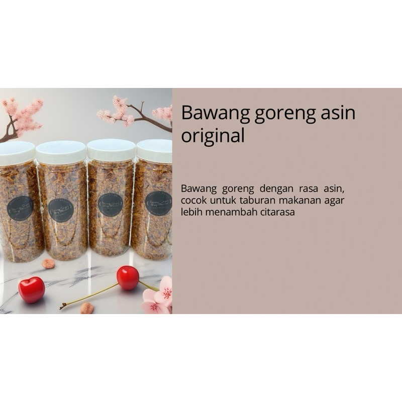 

bawang goreng asin renyah
